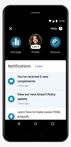 Uber App Notifications - Uber Driver App 2018 #2209554