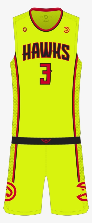 Atlanta Hawks Volt-ernate - Atlanta Hawks Jersey Design #2210915