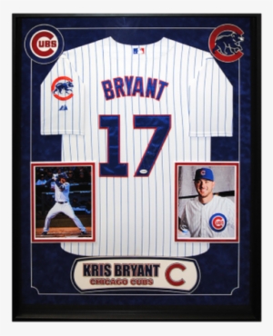 Kris Bryant Authentic Signed Jersey - Kris Bryant Chicago Cubs Deluxe Framed Autographed #2211223