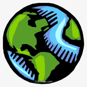 Planet Earth Royalty Free Vector Clip Art Illustration - Planeta Terra Vetor Png #2211784