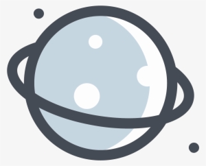 Collection Of Free Planet Vector Icon - Planet Png Minimal #2211913