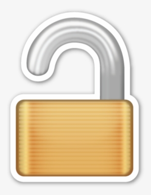 Open Lock - Lock Emoji #2211945