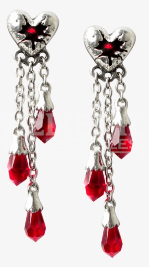 Bleeding Heart Earrings - "bleeding Heart Earrings" #2212729