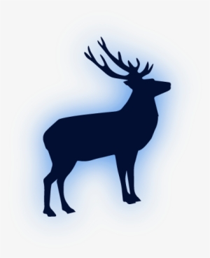 Lightboxjournal 'gold Love Stag Right' Canvas Art #2212758