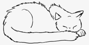 Sleeping Cat Drawing - Drawings Of Cats Sleeping #2213636