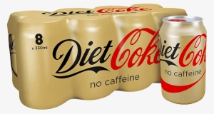Diet Coke Caffeine Free Cans, 8 X 330ml - Diet Coke No Caffeine #2214355