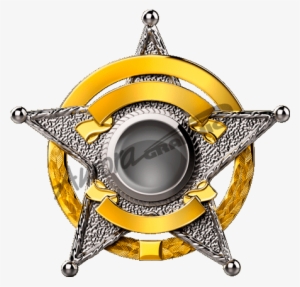 Sheriff Badge - Sheriff Badge Blank Png #2215382