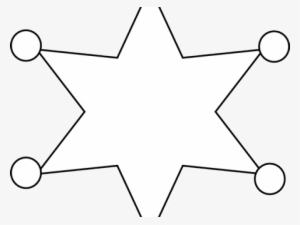 Cowboy Hat Clipart Sheriff Star - Chicago Skyline With Flag #2215409