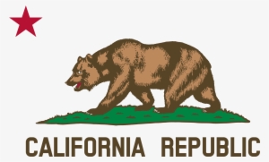 California Flag Png - California State Flag Bear #2216015