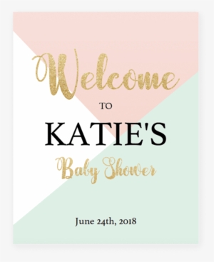 Pastel Themed Baby Shower Welcome Sign Printable By - Treat People With Kindness Rainbow #2216102