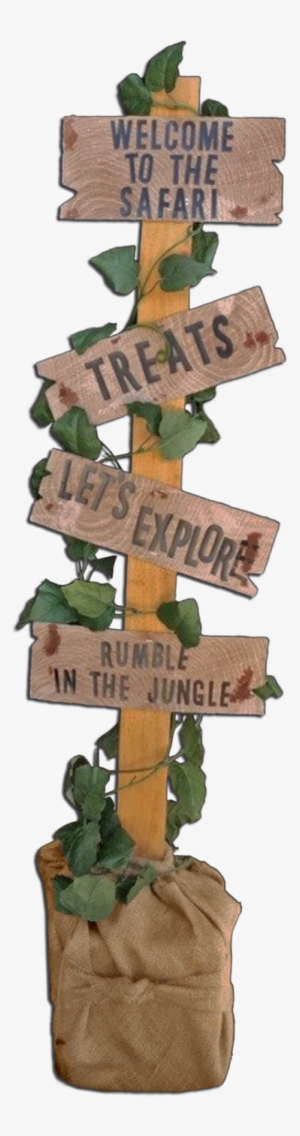 Small Safari Welcome Sign - Pine #2216381