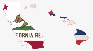 Cali Hi Flag State - California And Hawaii Flag #2216631