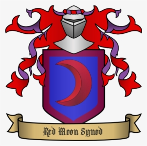 Red - Moon - Synod - Heraldry Coat Of Arms #2216693