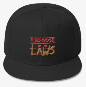 Red Nose Laws Wool Blend Snapback Black Cap - Baseball Cap #2217321