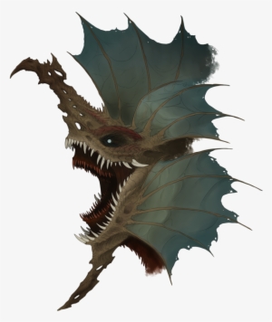 Random Dragon Head By Blackchaos666 On Deviantart - Digital Art #2217697