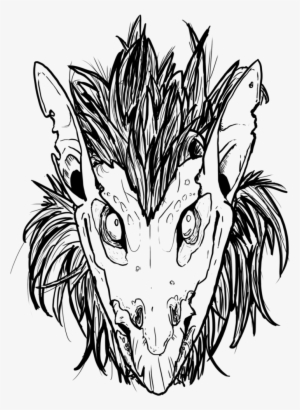 Dragon Head Coloring Pages For Kids - Drawing #2217917