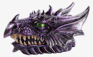 Purple Dragon Head Keepsake Box #2218038