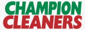 Champion Cleaners Centre Champion Cleaners Centre - Champion Cleaners Logo #2218458