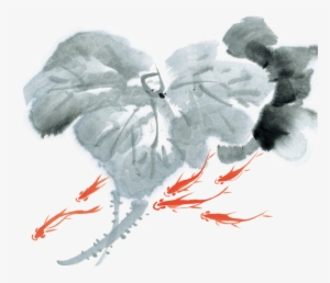 Transparent Decorative Material For Lotus Leaf Painting - 中国 风 背景 #2219866