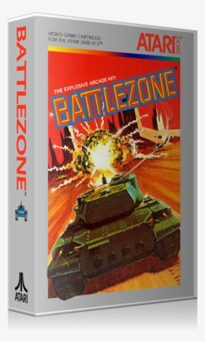 Battlezone Atari 2600 Game Cover To Fit A Ugc Style - Battlezone - Atari 2600 Game #2221179
