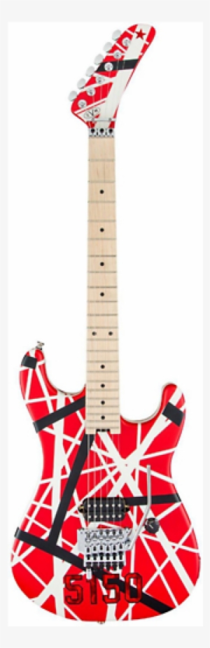 Evh Striped Series 5150 Red, Black, And White Stripes #2221461
