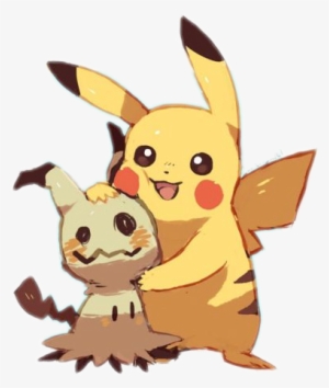 Pokemon Pikachu Mimikyu Electric Electricity Electrico - Mimikyu Y Pikachu #2221663