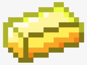 Minecraft Gold - Minecraft Gold Bar Png #2221801