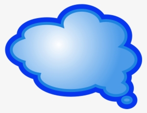 Cloud Blue Dialog Png #2222083