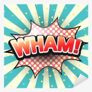Wham, Comic Speech Bubble - Imperial Japanese Flag Square #2222245
