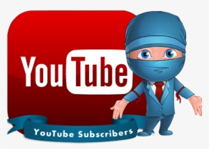 Youtube Subscribers - Youtube Logo Black #2223083