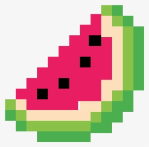 Watermelon - Minecraft - Simple Pixel Art - Free Transparent PNG ...