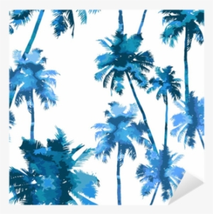 Vinilo Pixerstick Patrón Sin Costuras De Fondo Tropical - Watercolor Painting #2223252