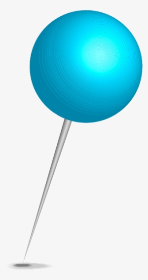 Location Pin Sphere Light Blue - Blue Map Pin Icon #2224658