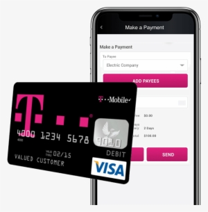Mobile Money By T-mobile - Credit Card - Free Transparent PNG Download