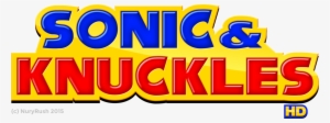 Sonic 3 And Knuckles Png - Sonic & Knuckles Logo #2226129