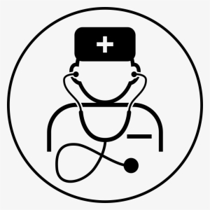 Doctor Vector Material Svg Png Icon Free Download - Doctor Vector Black And White #2226984