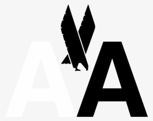 Aa American Airlines Logo Black And White - American Airlines Logo Aa #2227769