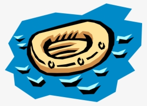 Inflatable Liferaft Image Illustration Of Flotation - Raft Clip Art #2228217