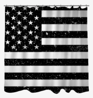 Grunge Monochrome United States Of America Flag - Border Between France And Spain #2228526