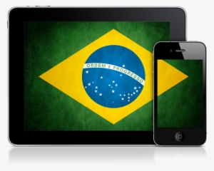 Ipad E Iphone 4 Com A Bandeira Do Brasil #2229072