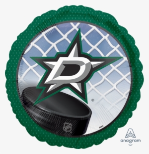 18" Dallas Stars Nhl Mylar Balloon - Mylar Balloons #2229549