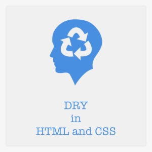 Dry Frontend Html Css - Cabeza Con El Simbolo De Reciclar #2229716
