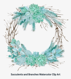 Thank You For Reading This - Wedding Aquarellzweige U. Succulents Danken Ihnen Karte #2229884