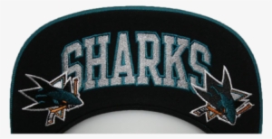 San Jose Sharks Black & White Logo Snapback Hat - Band San Jose Shark Snapback-014 #2232733
