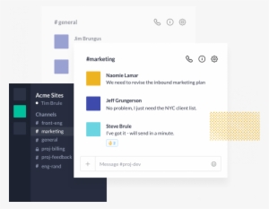 Create Simple Conversation Channels - Slack Message Design #2233480