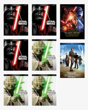 The Star Wars Movies - Star Wars The Force Awakens Dvd With Chewbacca Bobble #2233655