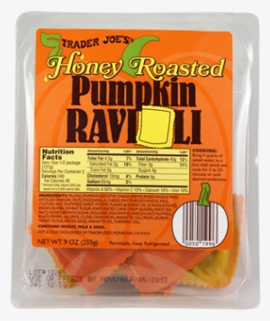 Honey Roasted Pumpkin Ravioli - Trader Joe's Pumpkin Ravioli #2233865