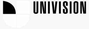 Univision Logo Black And White - Univision Black Logo Png #2234248
