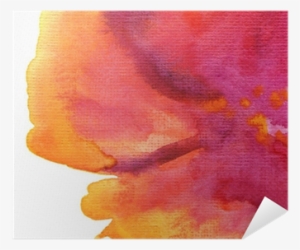 Abstract Watercolor Painted Background Poster • Pixers® - Gallery Direct Liliia Rudchenko's 'orange And Muave #2237111