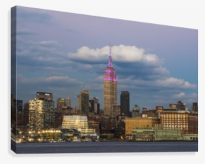 Empire State Building At Sunset With Colour Honouring #2237335